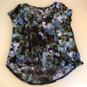 Simply Vera Vera Wang Flower Print Top